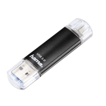 Hama 00124001 Unità flash USB da 128 GB USB Type-A / Micro-USB 3.2 Gen 1 (3.1 Gen 1) Nero