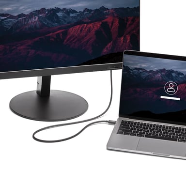 StarTech.com Cavo USB-C Thunderbolt 3 (20 Gb/s) da 1 m - Compatibile con Thunderbolt, USB e DisplayPort - M/M