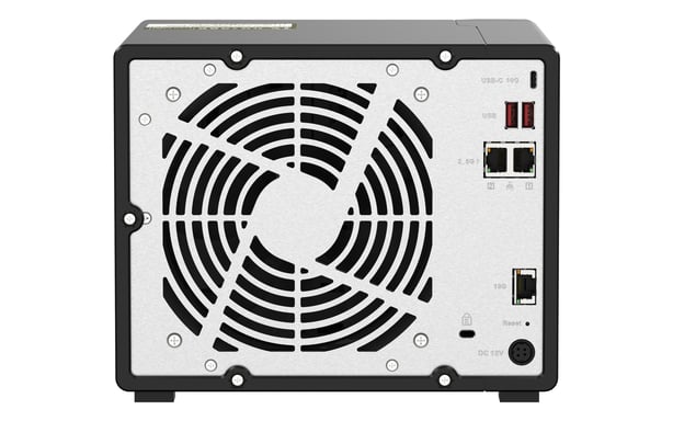 QNAP TS-H973AX NAS Torre Ryzen Embedded V1500B 32 GB DDR4 0 TB QuTS hero Negro