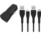 Caricabatterie da auto ENERGIZER LW 2,4A 2USB+USB-C2.0 +Micro cavo Bk