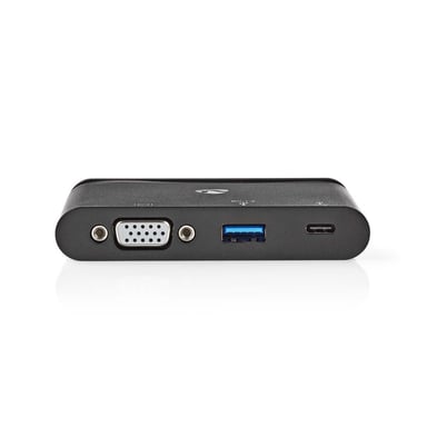 Nedis TCARF220BK station d'accueil USB 3.2 Gen 1 (3.1 Gen 1) Type-C Noir