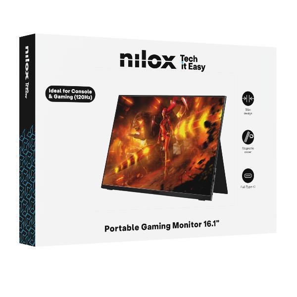 Écran PC Nilox NXMP16FHD1201 16 1 WUXGA 120Hz IPS Portable USB C VESA - vue 4