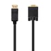 Nanocable 10.15.4401 cable de vídeo y adaptador 1 m DisplayPort VGA (D-Sub) Negro