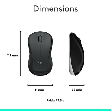 Logitech 920-008676 teclado Ratón incluido Universal RF inalámbrico AZERTY Francés Negro, Blanco