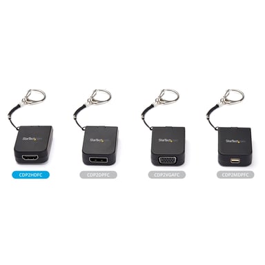 StarTech.com Adaptateur USB Type-C vers HDMI 4K porte-clés
