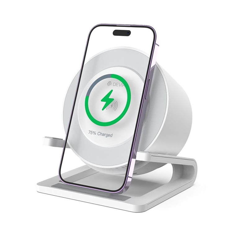 Enceinte Bluetooth 5.2 avec Lampe de et Chargeur Induction Neuf - vue 2