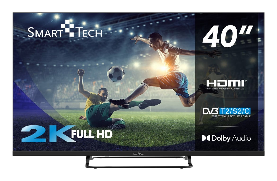 Smart Tech 40FN01V3 40 Full HD LED TV 101cm Triple Tuner Dolby Audio H.265 3xHDMI 2xUSB - vue 2