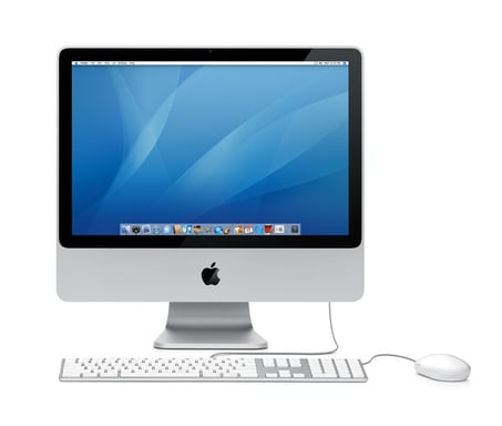 Apple iMac Intel® Core™2 Duo 50,8 cm (20'') 1680 x 1050 pixels 2 Go DDR2-SDRAM 320 Go AMD Radeon HD 2600 Pro Mac OS X 10.5 Leopard