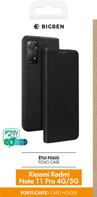 Bigben Connected ETUIFXRN11P funda para teléfono móvil Negro