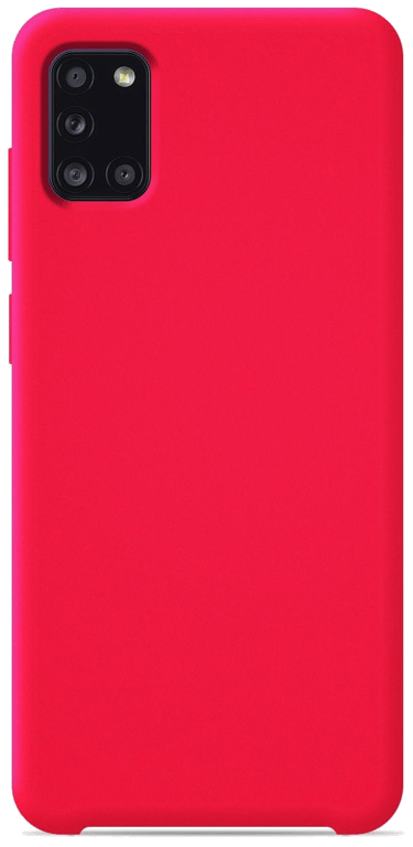 Coque silicone unie compatible Soft Touch Rose Samsung Galaxy A31