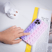 Custodia Popping Bubble per Apple iPhone 12/12 Pro, Rosa Viola