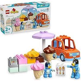 LEGO DUPLO 10458 Visite chez le Marchand de Glace avec Bluey - Jeu de Construction 2 ans - Neuf