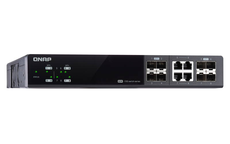 QNAP QSW M804 4C commutateur réseau Géré 10G Ethernet 100100010000 Neuf - vue 2
