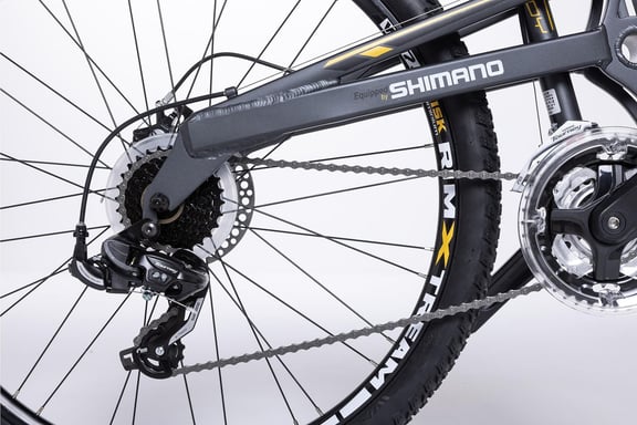 Bicicletta EQX 27,5'' - 5.0 Moma Bikes, Alluminio. SHIMANO 24V, Freni a Disco, Doppie sospensioni