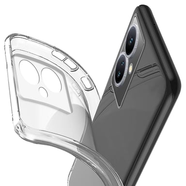 Coque pour Vivo V29 Lite 5G Silicone Souple Ultra-Fine Ming Transparent