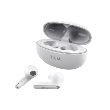 Trust Yavi Cuffie stereo senza fili (TWS) chiamate/musica USB Type-C Bluetooth Bianco