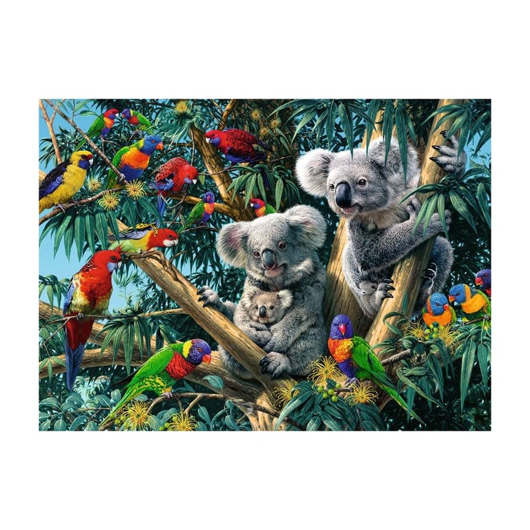 Puzzle 500 pièces Koalas dans l'Arbre - Détente et Loisirs Créatifs - Neuf