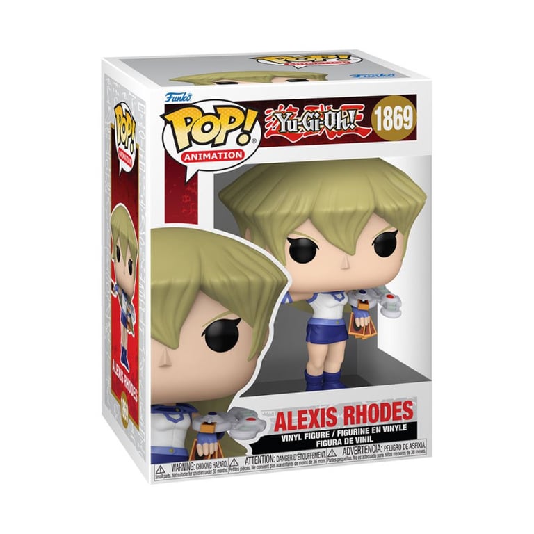Figurine Funko Pop Animation Yu Gi Oh! Alexis Rhodes - vue 10
