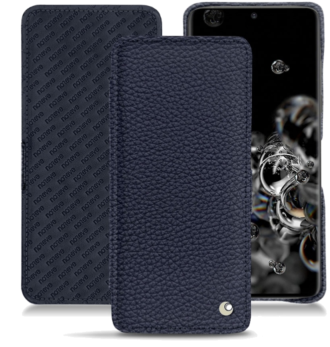 Housse cuir Samsung Galaxy S20+ 5G - Rabat horizontalBleu