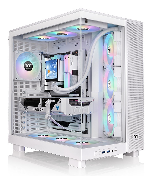 Thermaltake View 380 XL TG ARGB Midi Tower Blanc - Neuf