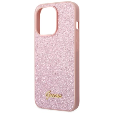 Cover per iPhone 14 Pro Max TPU Glitter Script
