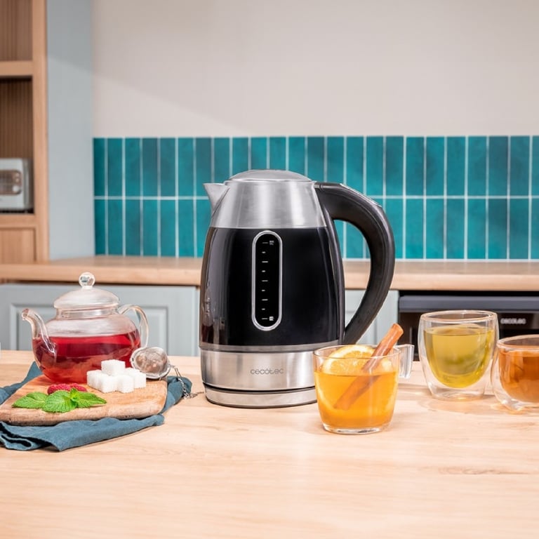 Bouilloire Électrique Cecotec Thermosense 400 VisionLight – 1.7L, 2200W, Écran Tactile, 7 Niveaux de Température - vue 4