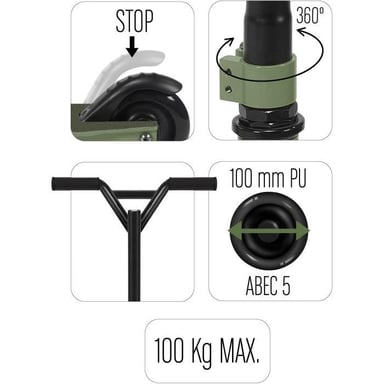 STAMP Scooter militare freestyle SKIDS CONTROL