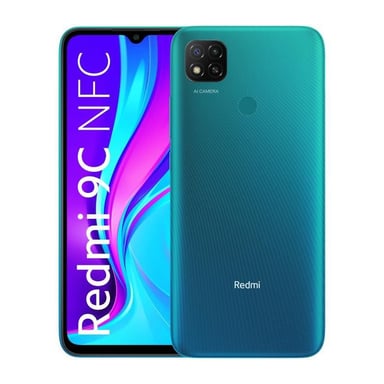 Xiaomi Redmi 9C 32 Go Vert - vue 3