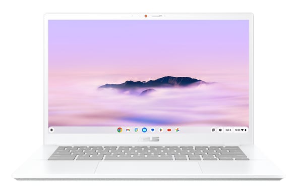 Chromebook Plus CX, Intel Core i3-1215U, 128 Go, 8 Go, Blanc - AZERTY