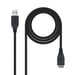 Nanocable 10.01.1102-BK Cavo USB 3.2 Gen 1 (3.1 Gen 1) 2 m USB A Micro-USB B Nero