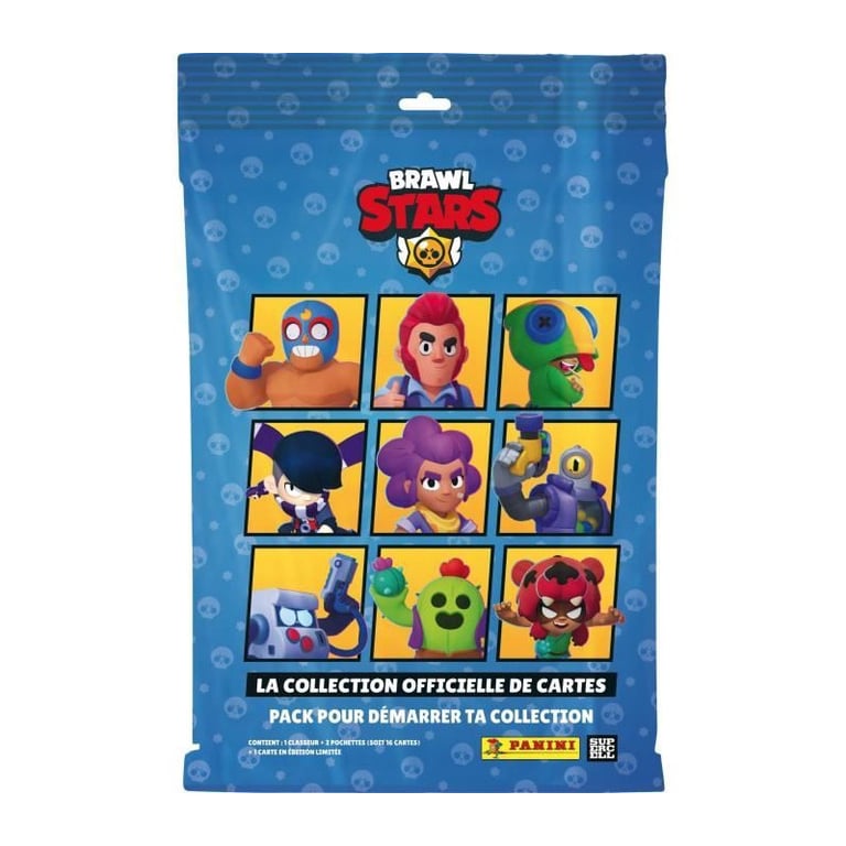 Cartes à collectionner Panini Brawl Stars Starter pack 1 classeur avec 2 pochettes et 1 carte Édition Limitée - vue 2