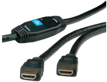 Cavo HDMI ROLINE, M - M, con ripetitore, 30 m