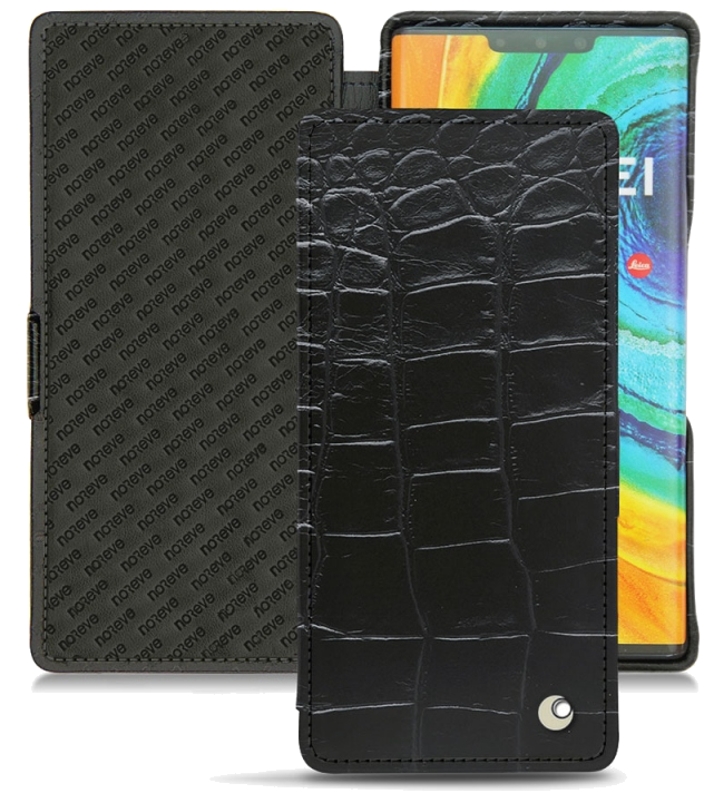 Housse cuir Huawei Mate 30 Pro - Rabat horizontalNoir