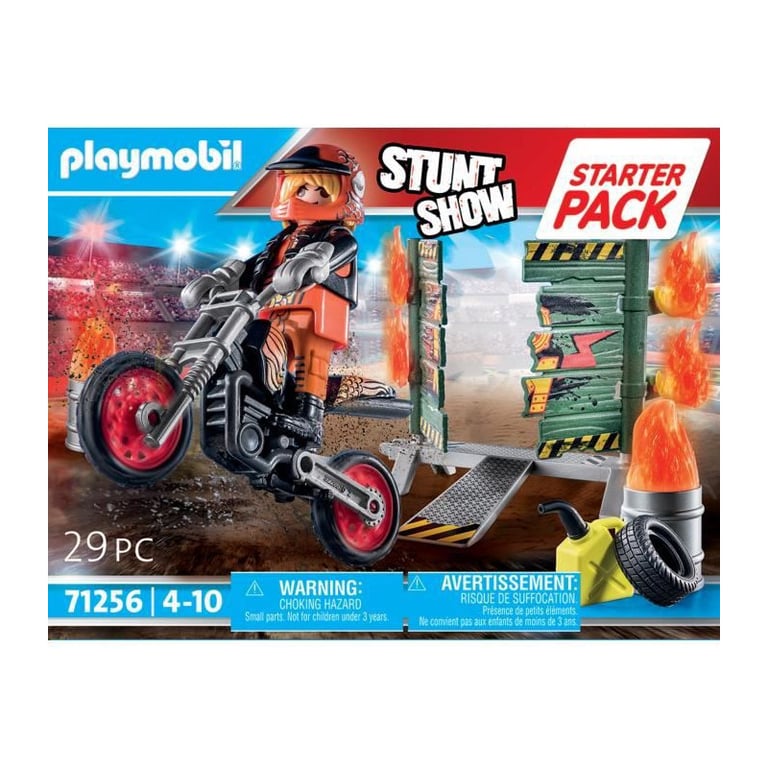 Coffret Starter Pack Cascadeur Playmobil La Boîte - vue 3