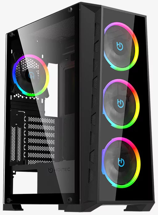Boîtier ATX semi tour Hiditec CHA010054 Neuf