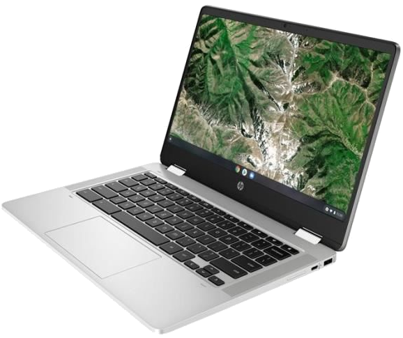 Ordinateur Portable Chromebook HP 14a-ca0050nf - 14 HD - Celeron N4020- RAM 4 Go - Stockage 64 Go eM