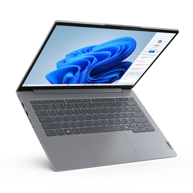 Lenovo ThinkBook 14 G7 ARP AMD Ryzen™ 5 7535HS Ordinateur portable 35,6 cm (14'') WUXGA 32 Go DDR5-SDRAM 512 Go SSD Wi-Fi 6E (802.11ax) Windows 11 Pro Allemand Gris