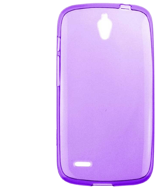 Coque silicone unie compatible Givré Violet Huawei Ascend G610