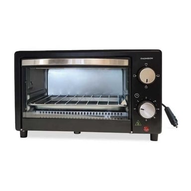 Mini four électrique Thomson 24 V 300 W 9 L 3 modes Noir poignée inox