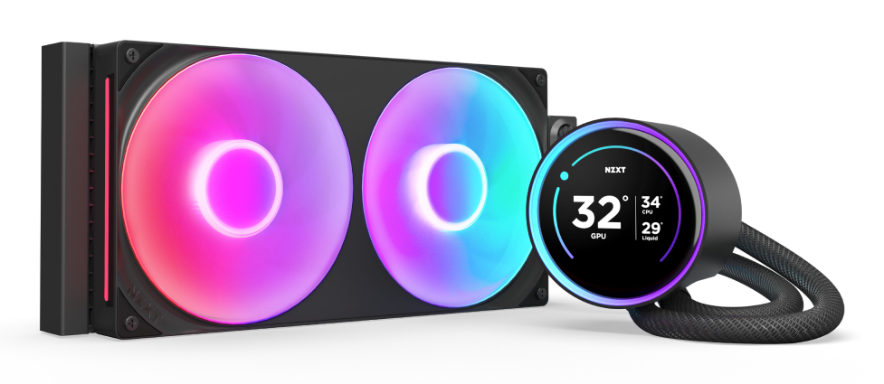 NZXT Kraken Elite 280 RGB Processeur Refroidisseur de liquide tout-en-un 14 cm Noir 1 pièce(s) - Neuf