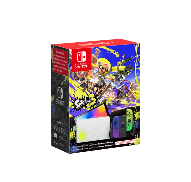 Console Nintendo Switch (modele OLED) : Edition Splatoon 3