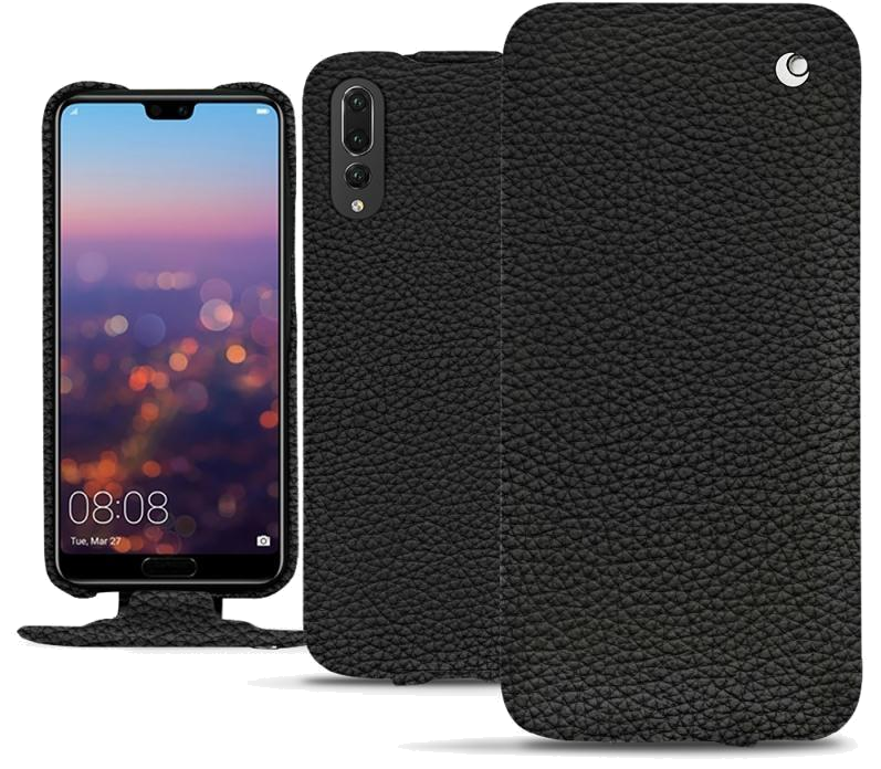 Housse cuir Huawei P20 Pro - Rabat verticalNoir