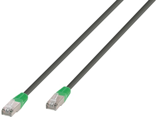 Vivanco PB CC N5 100 6 cable de red Verde, Gris 10 m Cat6 F/UTP (FTP)