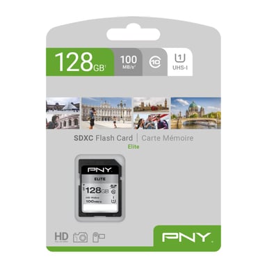 PNY Elite 128 GB SDXC UHS-I Clase 10