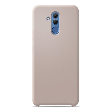 Coque silicone unie Soft Touch Sable rosé compatible Huawei Mate 20 Lite