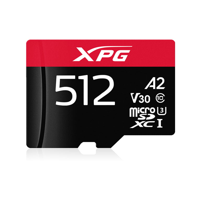 XPG  AUSDX512GUI3A2-R m&eacute;moire Flash 512 Go MicroSDXC UHS-I Classe 10