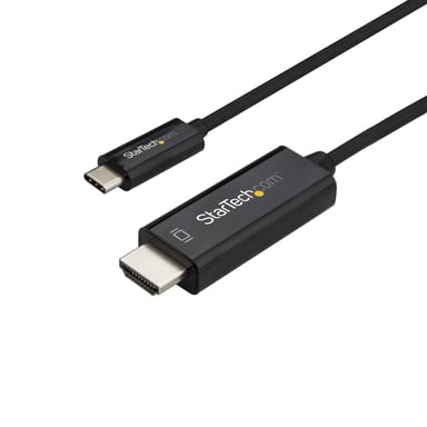 StarTech.com Cable de 3m USB C a HDMI - Cable Adaptador de Vídeo USB Tipo C a HDMI 2.0 4K de 60Hz - Compatible con Thunderbolt 3 - Portátil a Monitor
