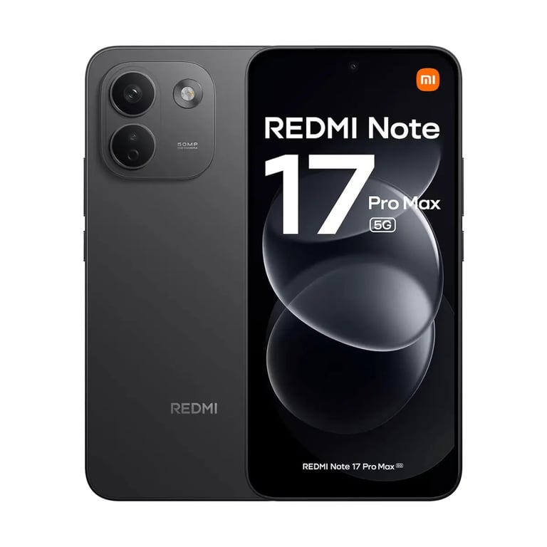 Redmi Note 17 Pro Max (5G) 512 Go, Noir - Neuf