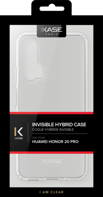 Coque hybride invisible pour Huawei 20 Pro, Transparent