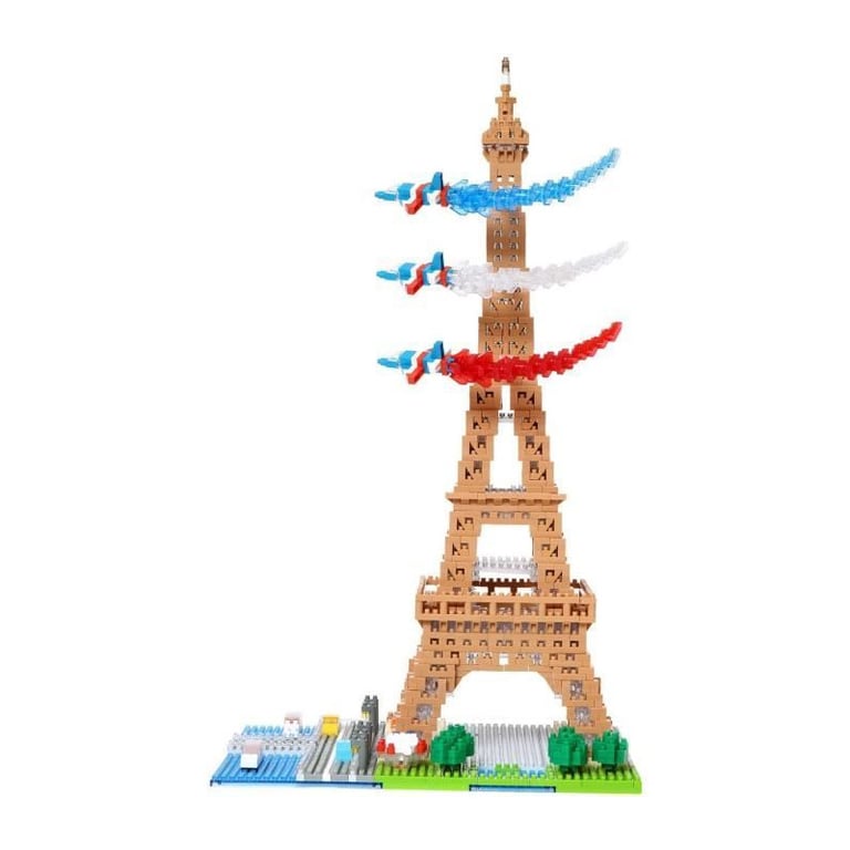 Nanoblock Bandai NB057 Tour Eiffel 500 pièces À monter soi même et plus - vue 5